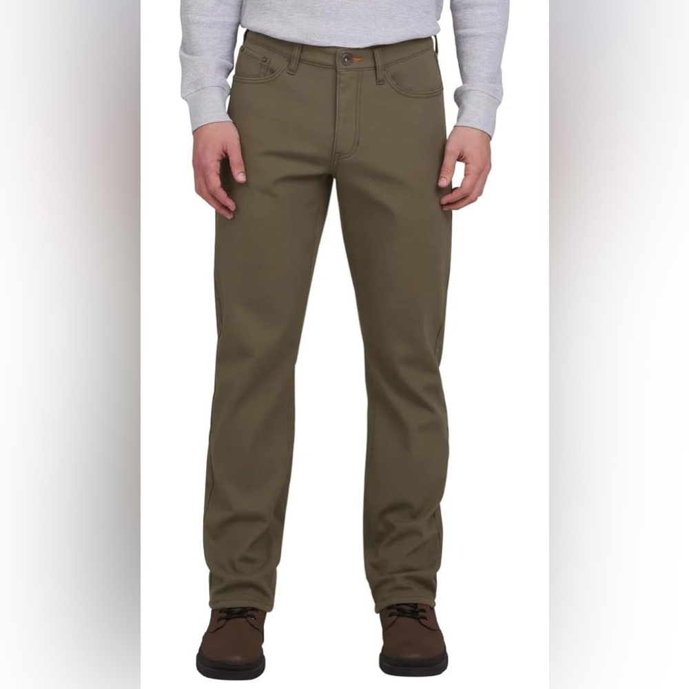 Weatherproof Vintage Men’s Bonded Fleece Lined Canvas Pant
